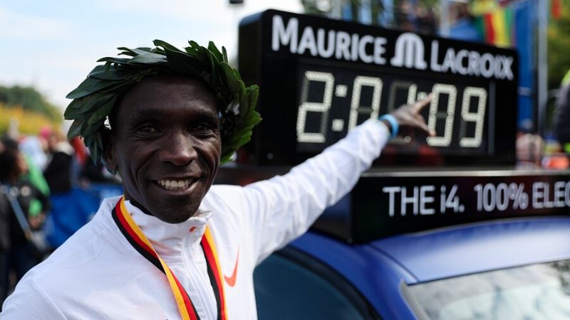 Kipchoge bate el récord del mundo en la Maratón de Berlín
