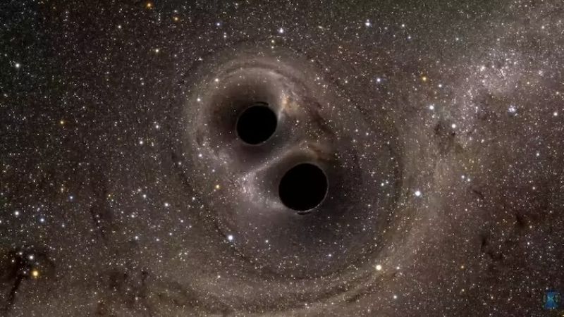 Colisión 'inminente' de dos agujeros negros (y tenemos tecnología para sentir el zambombazo)