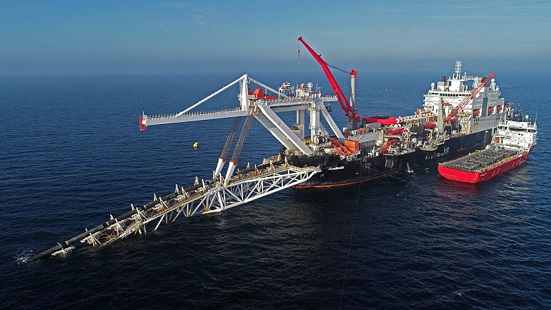 El gasoducto Nord Stream 2 sufre una fuga frente a la costa de Dinamarca