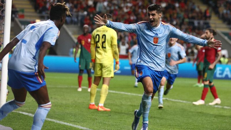 Morata mete a España en la Final Four de la Liga de Naciones con un gol sobre la bocina en Portugal