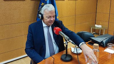 Didier Reynders ve "voluntad" de renovar el CGPJ: "Espero que antes del segundo semestre de 2023 se hayan hecho las reformas" - Escuchar ahora