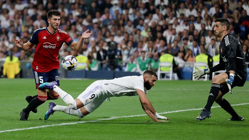 El Real Madrid se hace humano y cede el liderato ante Osasuna