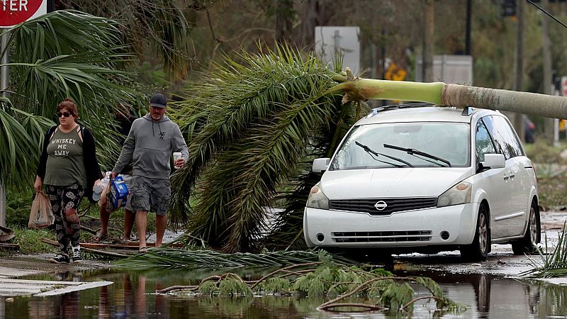 Royal Palm, en la zona 0 del huracán Ian: "Es como un terremoto de cuatro horas"
