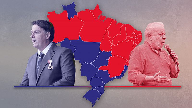 Claves de la primera vuelta en Brasil: un país polarizado y partido en dos