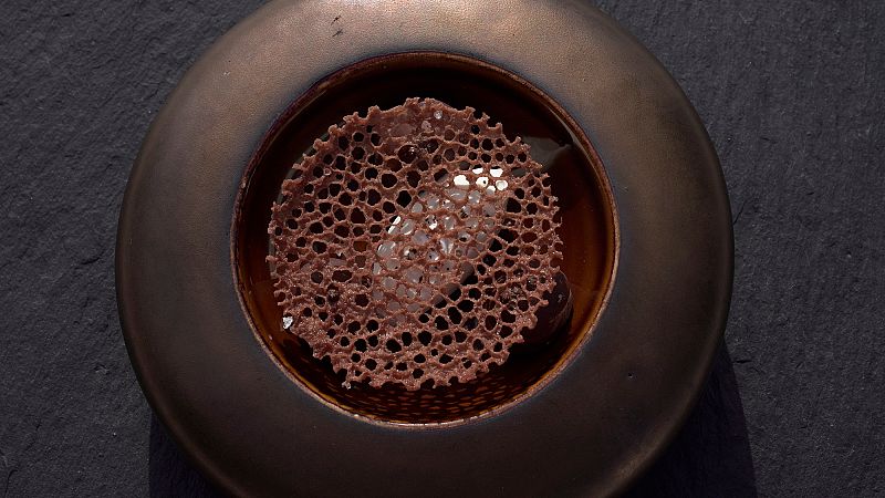 Receta de chocolate, vainilla, queso y pimienta