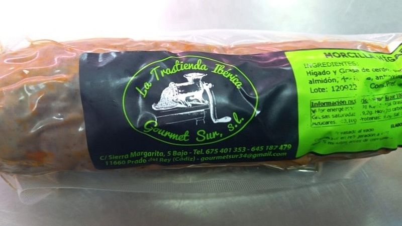 Alerta por listeria en tres marcas de morcilla vendidas en Andalucía y en un establecimiento de Barcelona