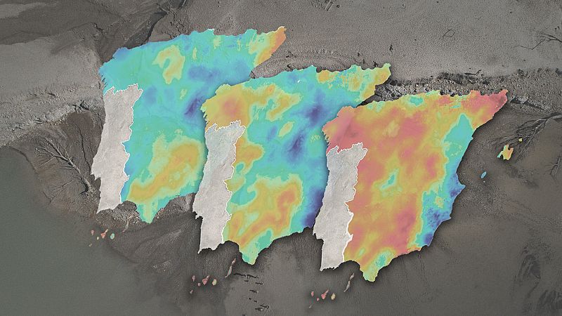 Los mapas de las sequías en España: la meteorológica, la de los embalses y la del campo