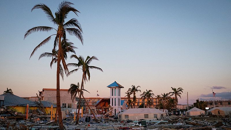 La zona cero de Ian, un símbolo de la furia del huracán: "Esto es lo peor que he visto"