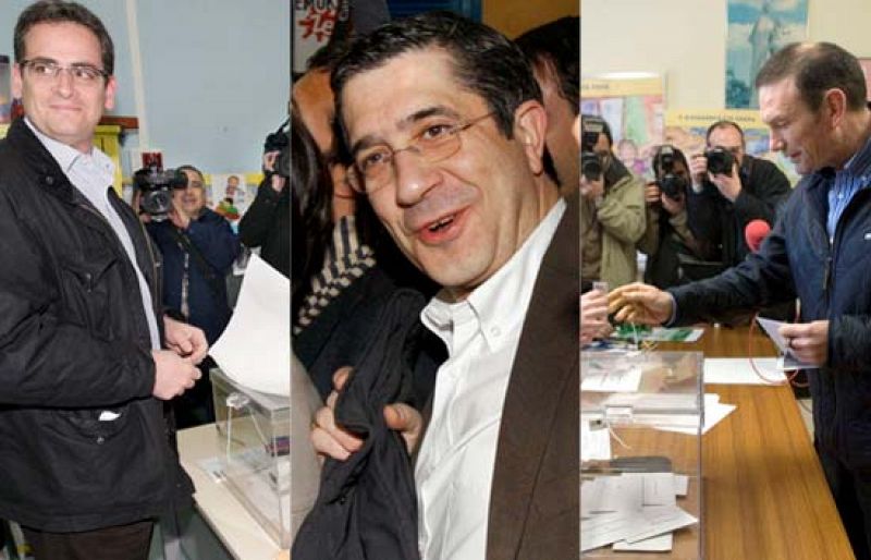 Ibarretxe, López y Basagoiti ya han ejercido su derecho al voto