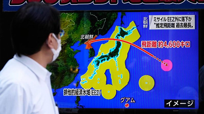 Corea del Norte lanza dos nuevos misiles balísticos de corto alcance al mar de Japón