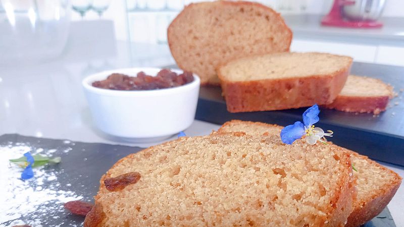 Receta de bizcocho de uvas pasas de Sergio Fernández