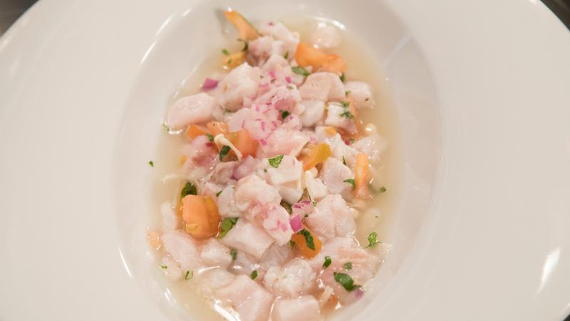 Receta de ceviche de Mar�a Escot�