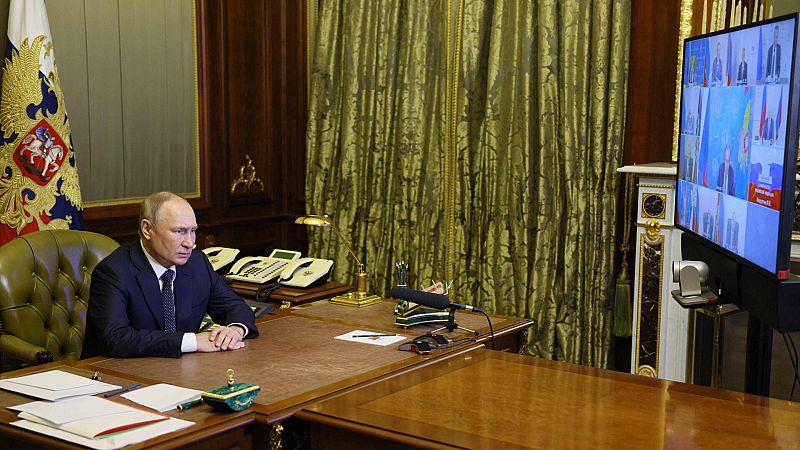 Putin amenaza con una respuesta "dura" si hay más ataques "contra Rusia" tras los nuevos bombardeos sobre Kiev