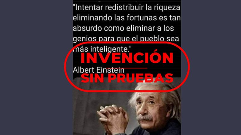 Esta frase a favor de los ricos no pertenece a Albert Einstein