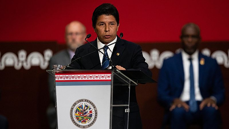 La Fiscalía de Perú presenta una denuncia en el Congreso contra el presidente, Pedro Castillo