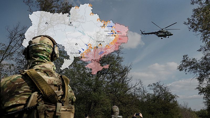 Los mapas de la 34ª semana de la guerra en Ucrania