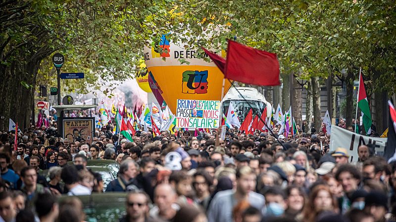 La huelga en Francia para subir los salarios cierra con un alcance limitado, pero amenaza con prolongarse