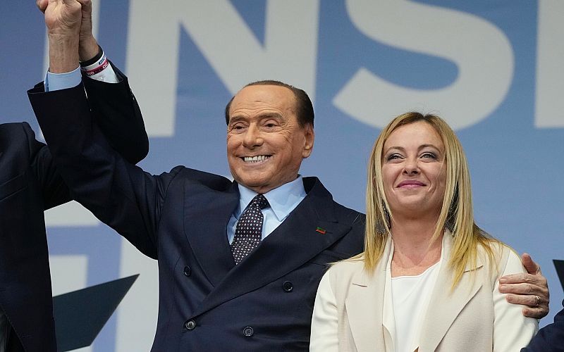 Meloni amenaza con excluir al partido de Berlusconi del Gobierno tras una nueva filtración en el que critica a Zelenski