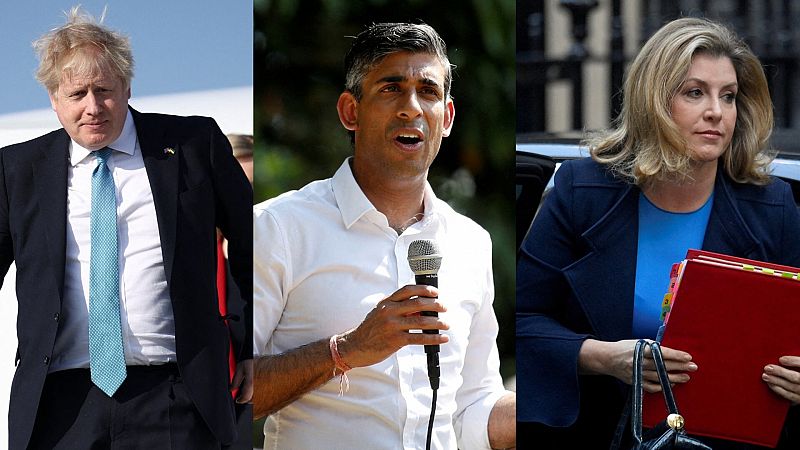 Sunak o Mordaunt: los favoritos para suceder a Liz Truss en el Partido Conservador