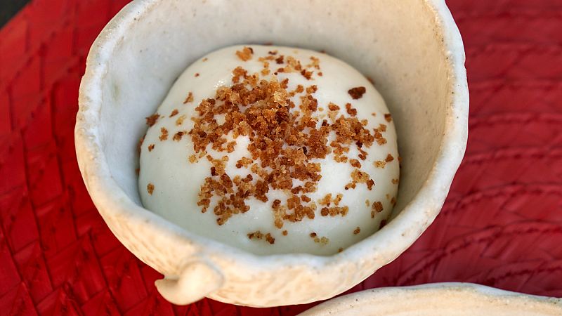 Receta de cordero lechal y croqueta l�quida