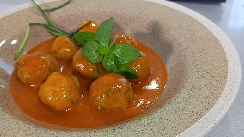 Receta de albóndigas de calabacín de Sergio Fernández