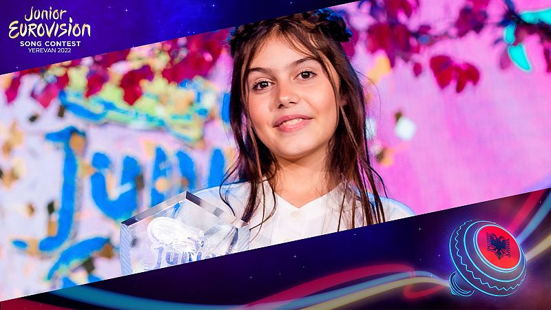 Kejtlin Gjata representa a Albania con "Pakëz diell" en Eurovisión Junior 2022