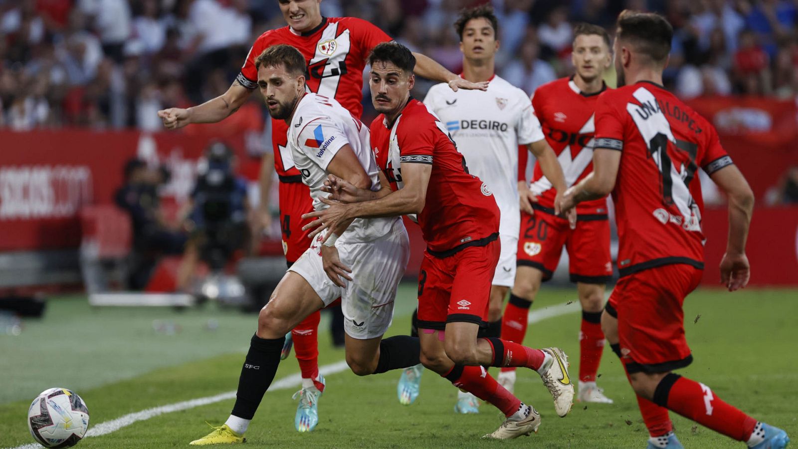 Sevilla - Rayo: resumen del partido de la 12ª jornada Liga -- Ver ahora