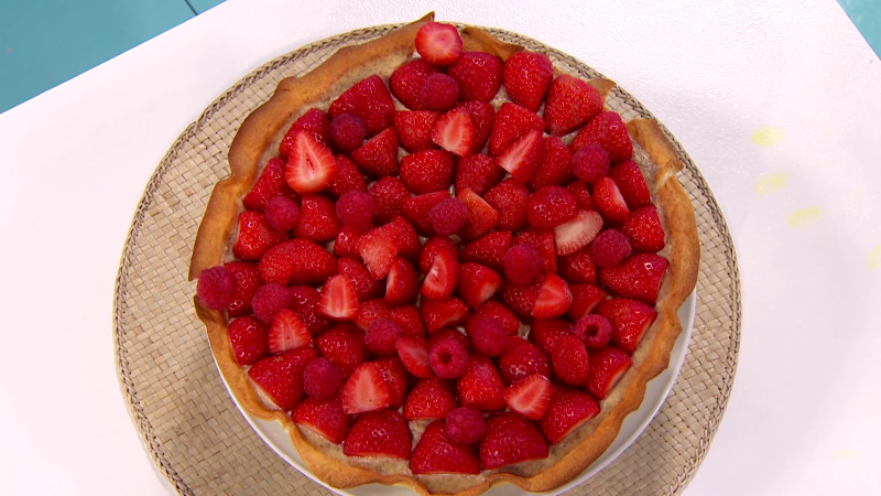 Receta de tartaleta de crema pastelera saludable de Marta Verona