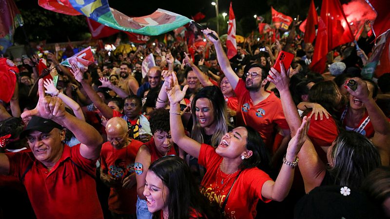 Las mejores imágenes de la celebración de la victoria de Lula en Brasil