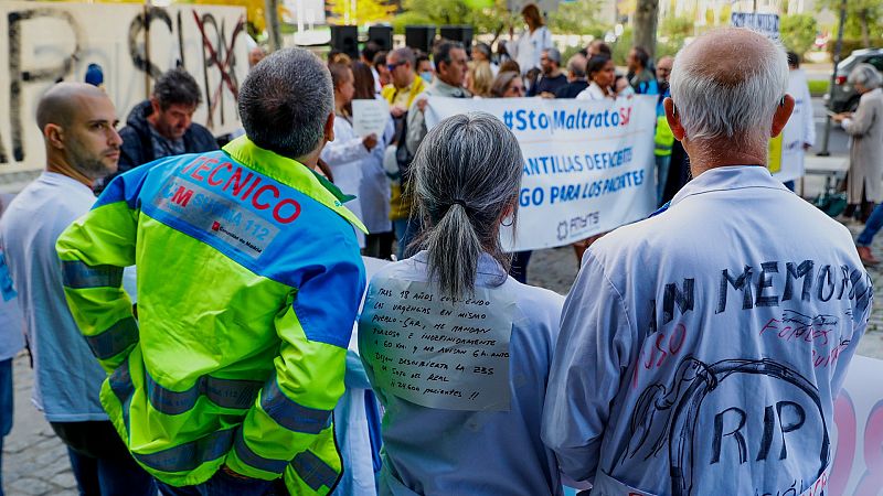 Médicos y sanitarios denuncian el "desastre" de las urgencias extrahospitalarias en Madrid