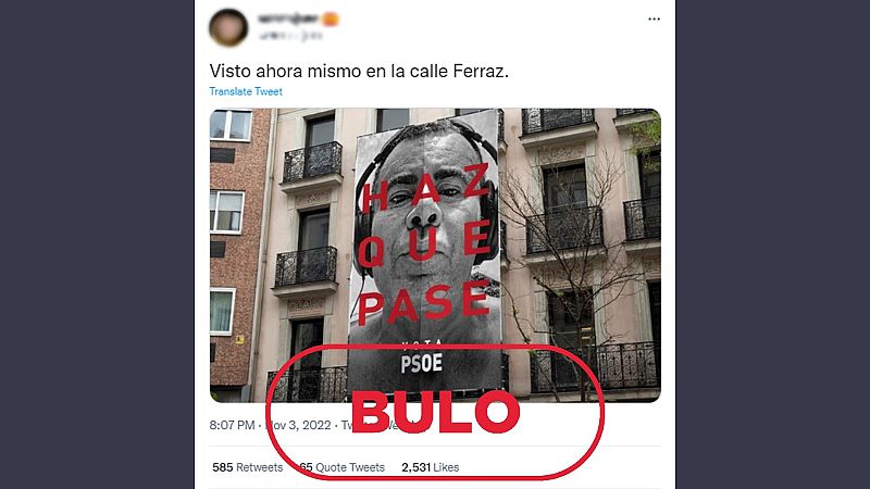 Esta imagen de Jorge Javier Vázquez es falsa y tampoco se presenta a la alcaldía de Madrid por el PSOE