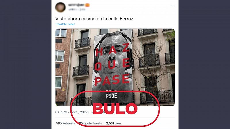 Esta imagen de Jorge Javier Vázquez es falsa y tampoco se presenta a la alcaldía de Madrid por el PSOE