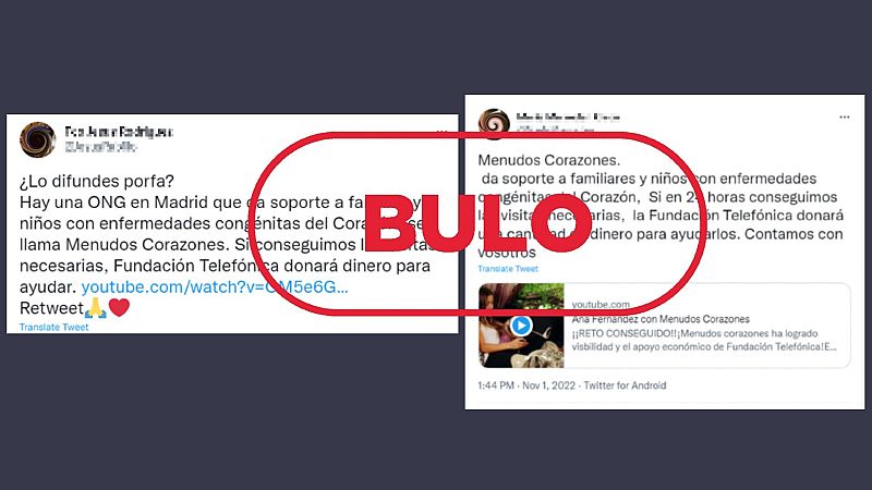 Esta campaña de Fundación Telefónica y Menudos Corazones no es actual, es de 2013