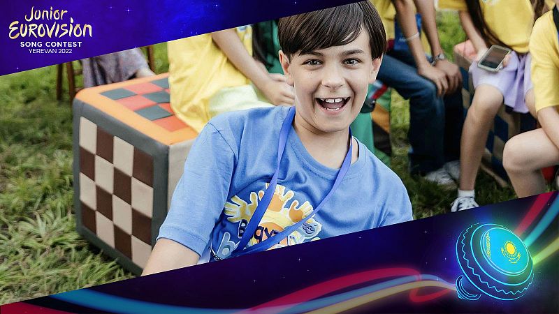 David Charlin representa a Kazajistán con "Jer-Ana" en Eurovisión Junior 2022