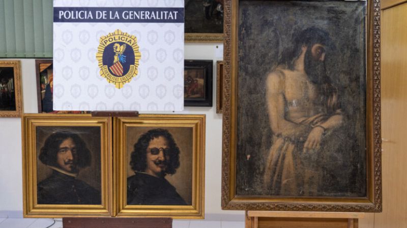 Recuperan obras falsas de Velázquez y Tiziano comercializadas por 45 millones de euros