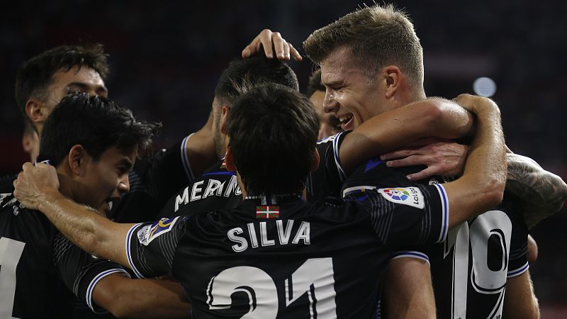 La Real Sociedad hurga en la herida de un Sevilla que terminó con nueve