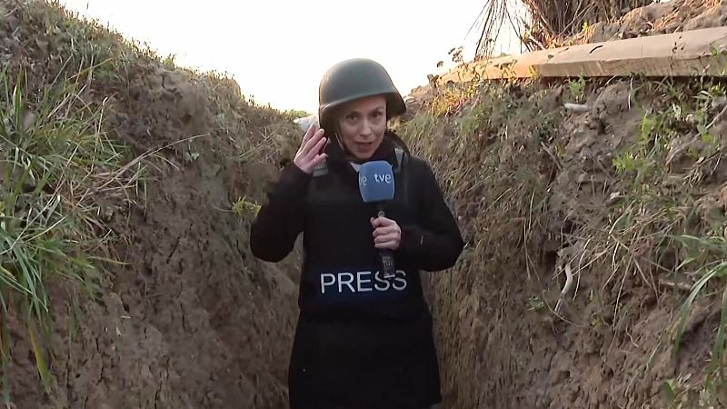 TVE se adentra en el frente de batalla ucraniano en su ofensiva militar sobre Jersón