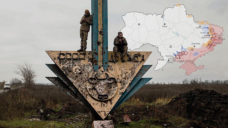 Los mapas de la 38ª semana de la guerra en Ucrania