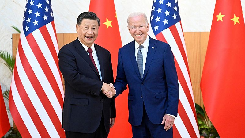 Biden expresa su preocupación por las "acciones agresivas" de China a Taiwán y Xi le advierte: "Es una línea roja"