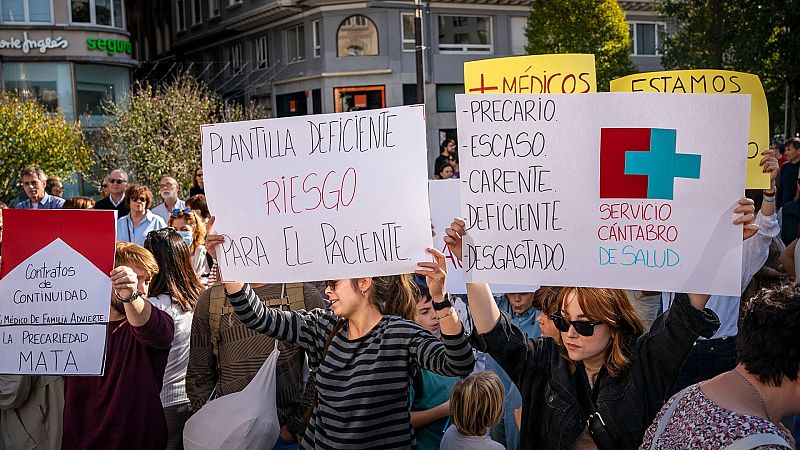 Los médicos de Cantabria rechazan el preacuerdo alcanzado con Sanidad y mantienen la huelga en Atención Primaria