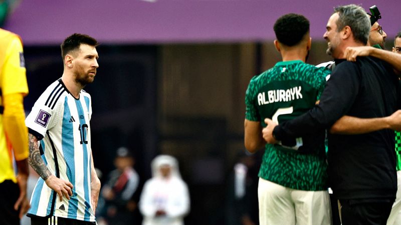 Argentina 1-2 Arabia Saudí: Los 'Halcones Verdes' dan la primera gran sorpresa del Mundial