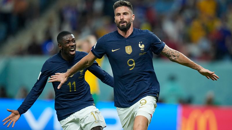 Francia 4-1 Australia: La Campeona del Mundo disfruta con un Giroud histórico