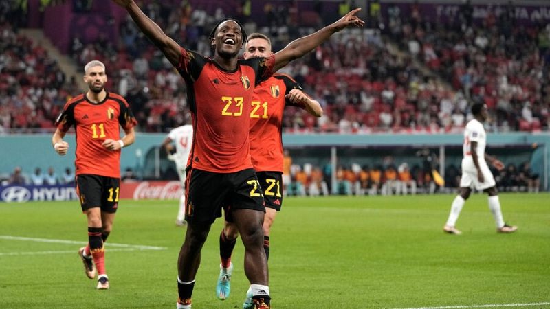 Bélgica (1) - (0) Canadá: Courtois y Batshuayi sacan un durísimo partido adelante