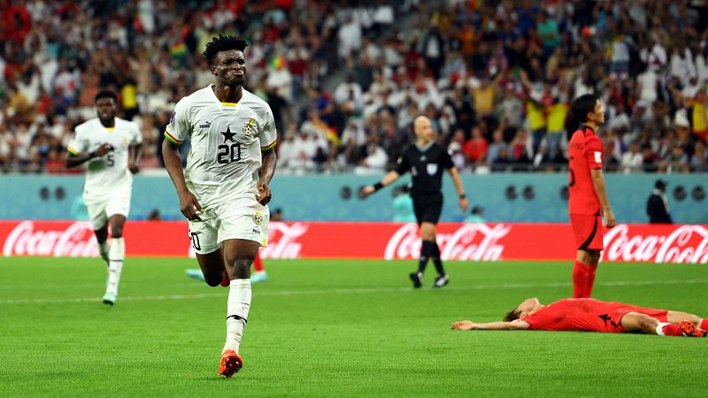 Corea del Sur 2-3 Ghana: Así ha sido la victoria de los 'Black Stars' sobre los 'Tigres de Asia'
