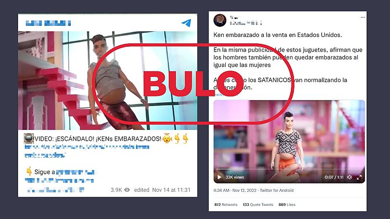 Mattel no vende un muñeco Ken embarazado en Estados Unidos