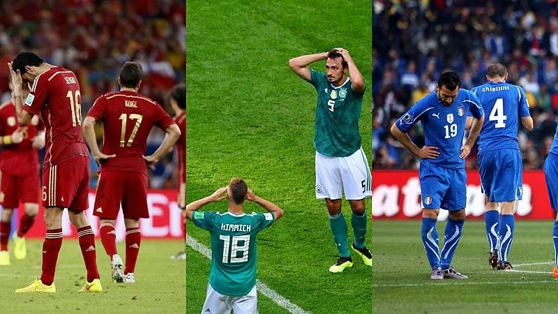 La maldición del campeón en los últimos cinco mundiales