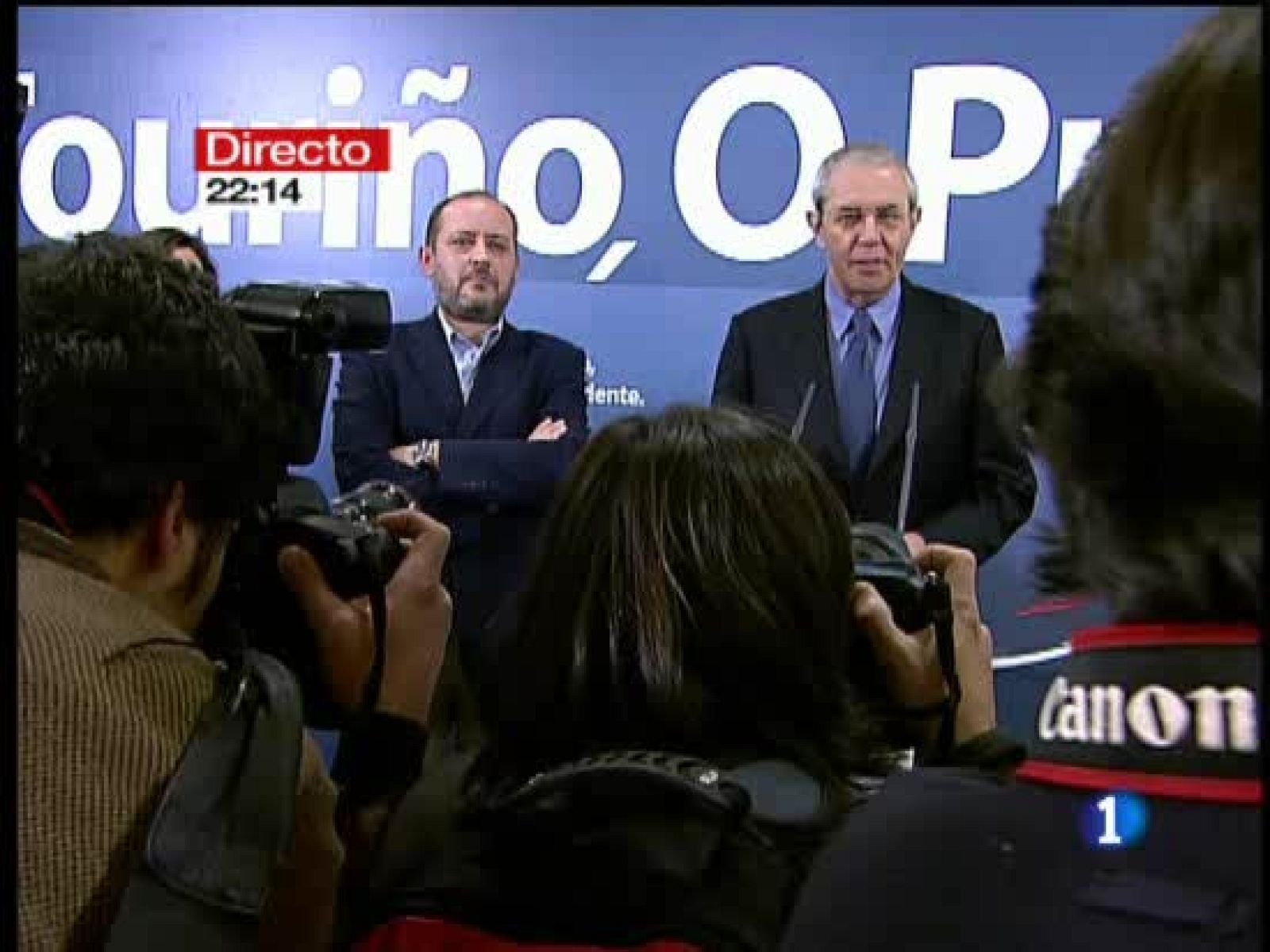 Emilio Pérez Touriño reconoce la victoria del PP