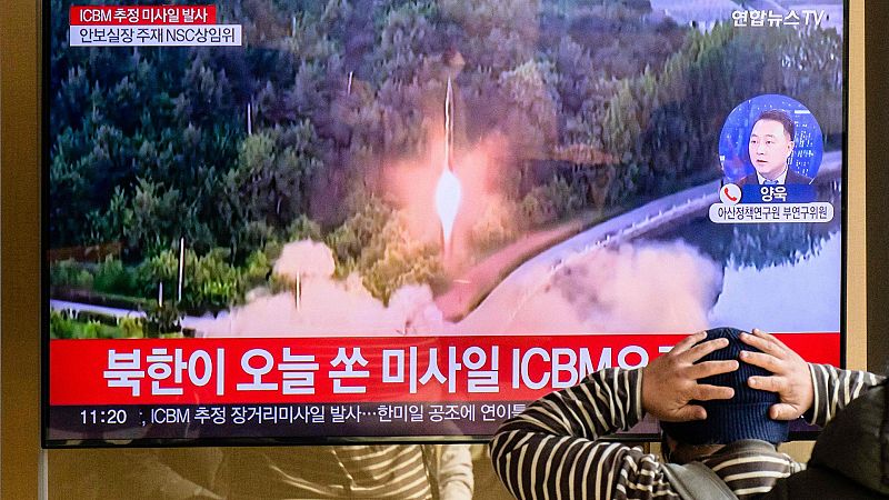 Corea del Norte lanza un supuesto misil balístico intercontinental al mar del Este