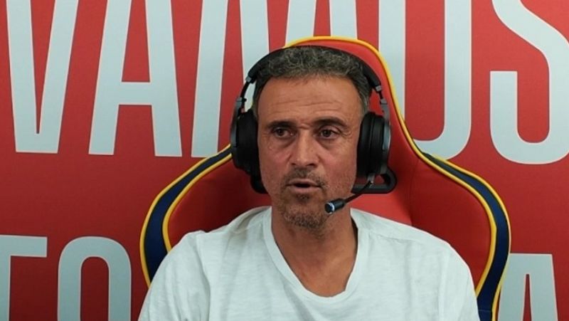 Luis Enrique, en su debut como streamer: "No nos sentimos inferiores a nadie"