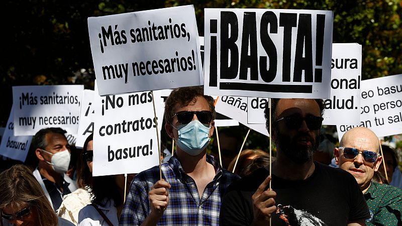 Médicos de familia y pediatras mantienen la huelga desde el lunes tras no llegar a un acuerdo con la Comunidad de Madrid